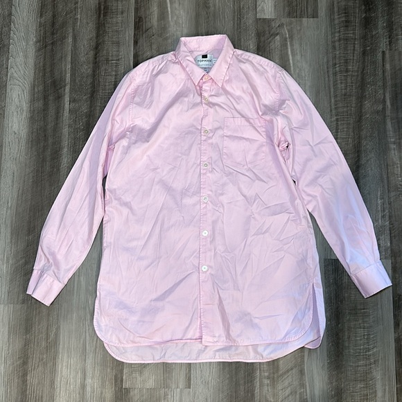 Topman Longline Long Sleeve Button Down Shirt (NWOT) - Large - Picture 2 of 7